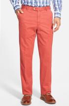 Men's Peter Millar 'raleigh' Washed Twill Pants - Red