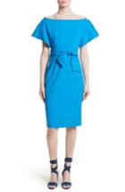 Women's Milly Dakota Stretch Poplin Sheath Dress - Blue