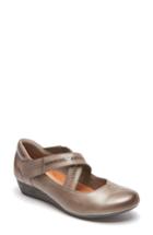 Women's Rockport Cobb Hill 'janet' Mary Jane Wedge W - Grey