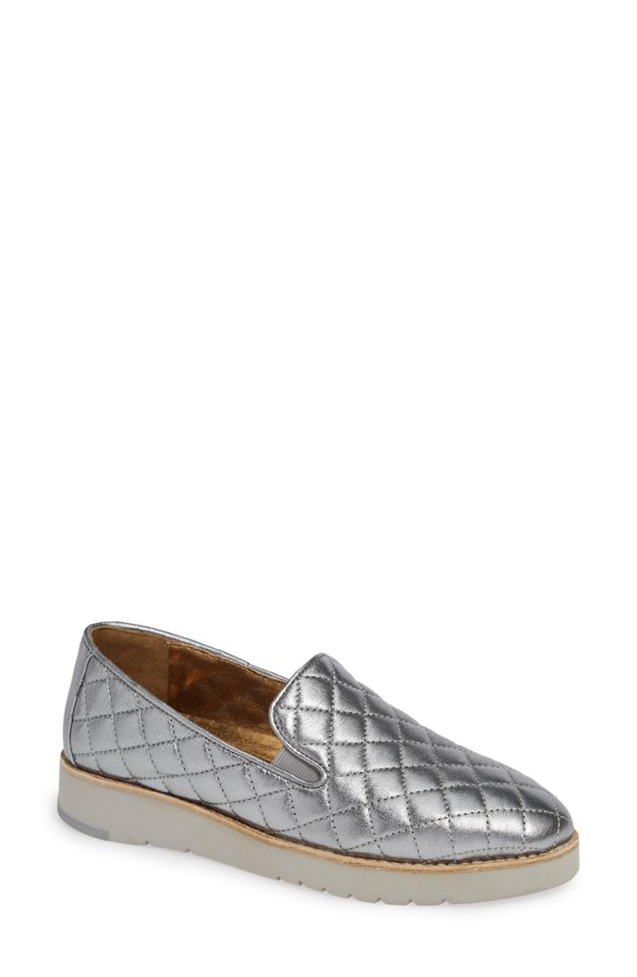 Women's Johnston & Murphy Portia Slip-on Sneaker .5 M - Grey