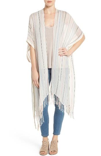 Women's Caslon Santa Fe Capelet, Size - White