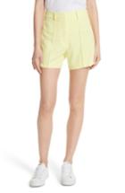 Women's Milly Hayden Trouser Shorts - Yellow