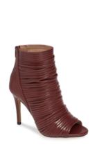 Women's Bcbg Elle Open Toe Bootie .5 M - Red