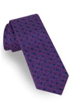 Men's Ted Baker London Shadow Circle Silk Tie, Size - Pink