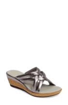 Women's Onex Camy Wedge Sandal M - Metallic