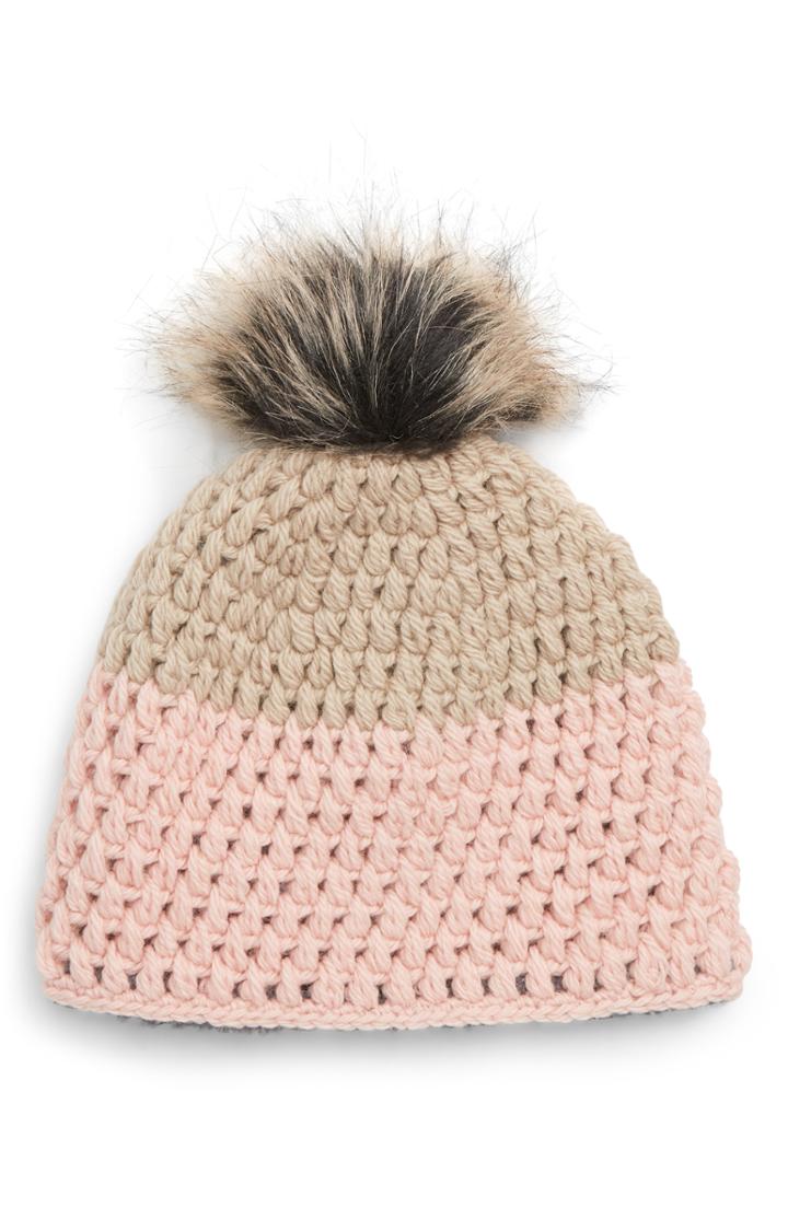Women's Nirvanna Designs Knit Wool Beanie - Pink