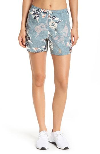 Women's Patagonia Baggies Water Repellent Shorts - Blue