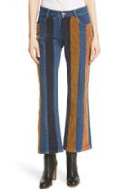 Women's See By Chloe Paneled Crop Flare Jeans