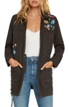 Women's Willow & Clay Embroidered Jacket - Green