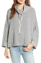 Women's Splendid Cowl Neck Sweatshirt - Grey