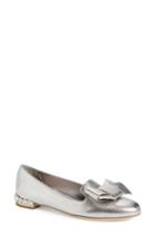 Women's Miu Miu Bow Loafer Us / 36eu - Metallic
