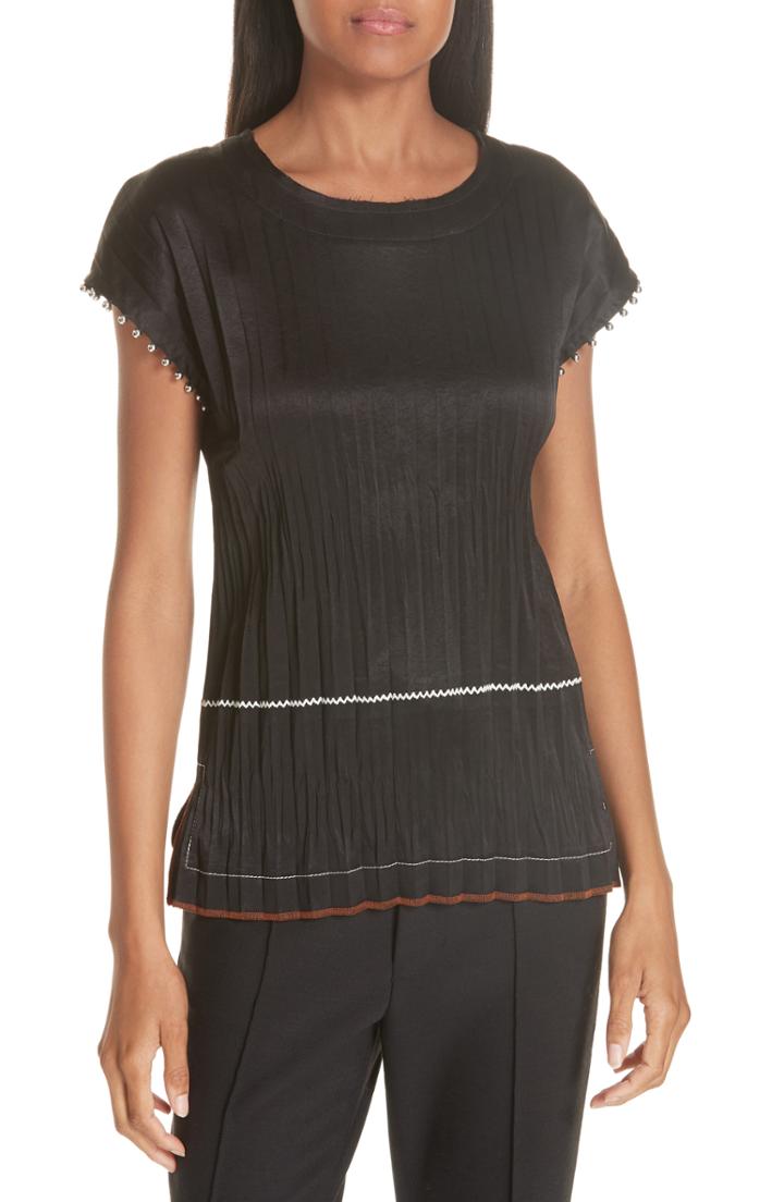Women's See By Chloe Sheer Sleeve Top