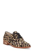 Women's Louise Et Cie Adwin Genuine Calf Hair Almond Toe Oxford .5 M - Brown