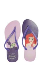 Women's Havaiana Slim - Disney Princess Flip Flop /38 Br - Purple