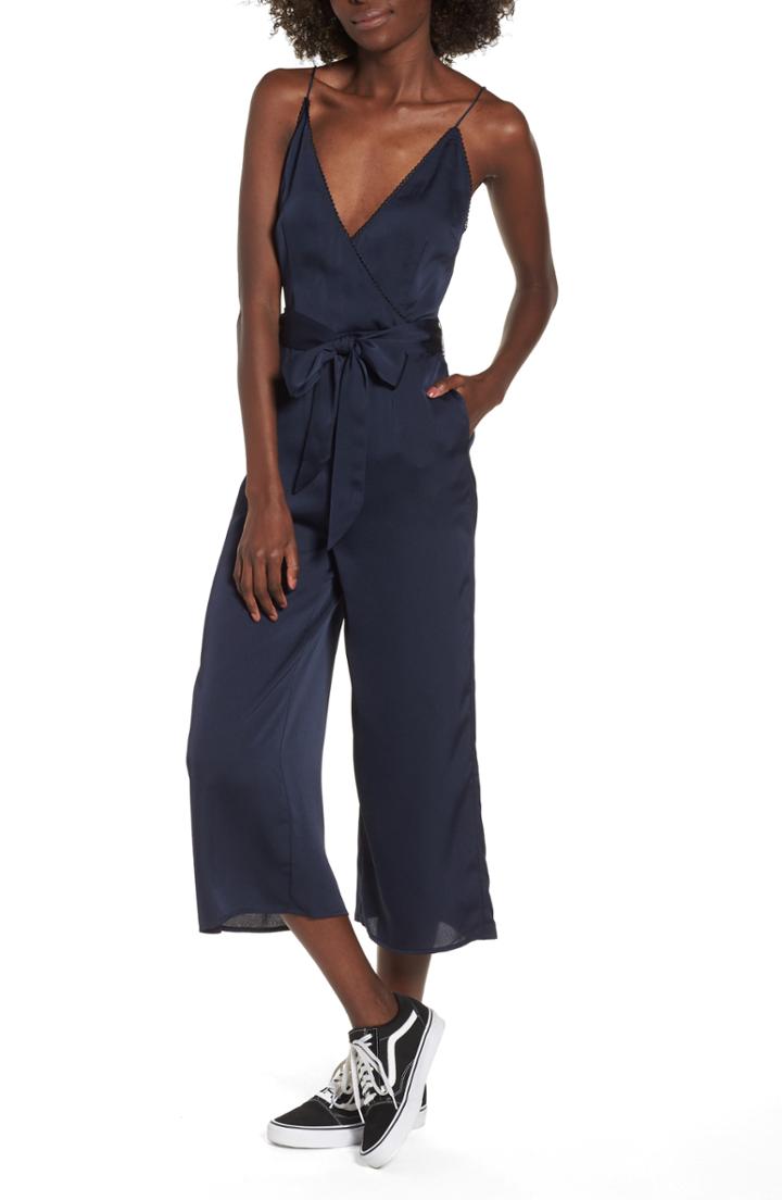 Women's The Fifth Label Campus Off The Shoulder Romper, Size - Burgundy