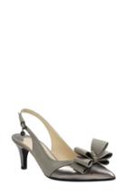 Women's J. Renee Gabino Slingback Pump D - Metallic