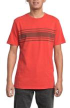 Men's Rvca Elliot Stripe T-shirt - Red