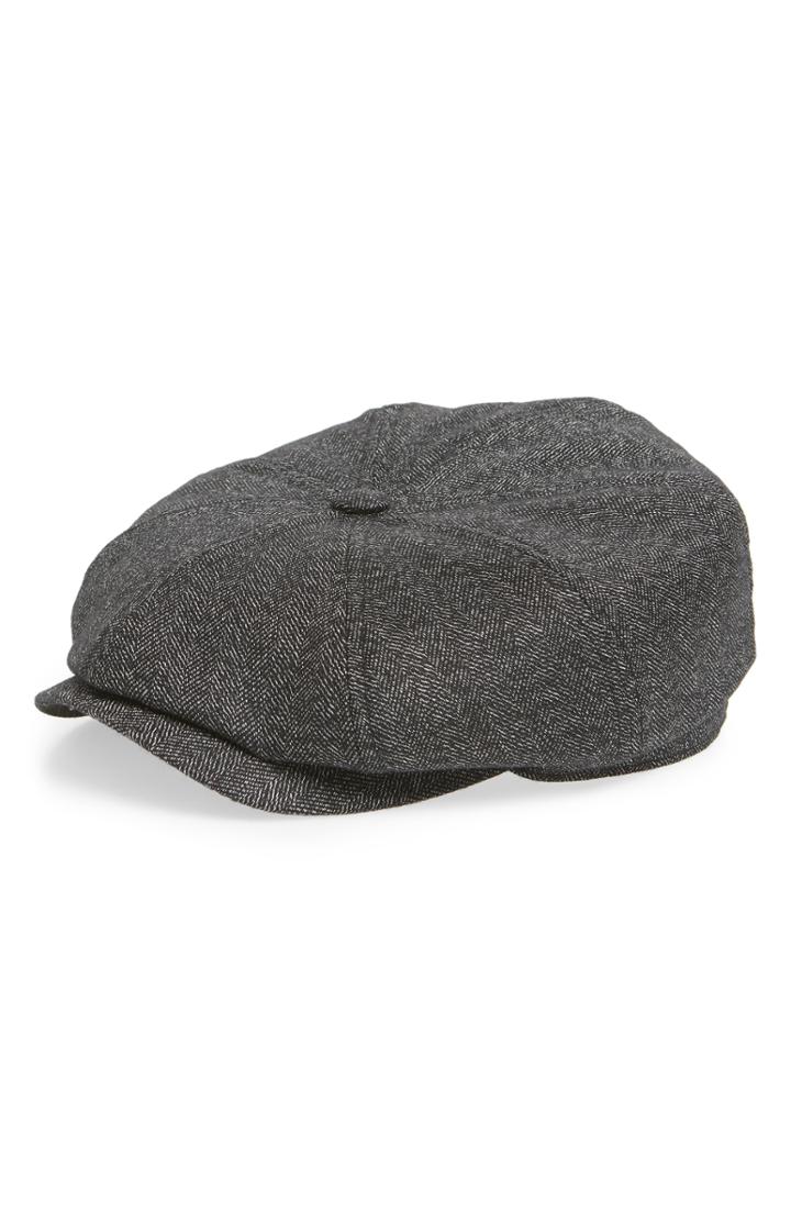 Men's Ted Baker London Herringbone Baker Boy Hat -