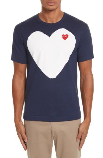Men's Comme Des Garcons Play Graphic Patch T-shirt