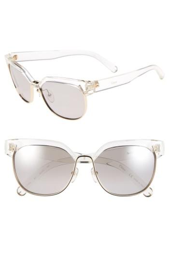 Women's Chloe 'dafne' 57mm Gradient Sunglasses -
