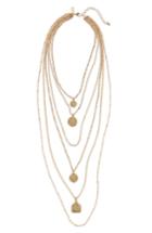 Women's Topshop Layered Coin Pendant Necklace