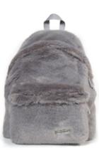 Eastpak Padded Pak'r Faux Fur Backpack - Grey