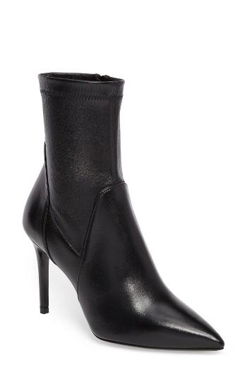 Women's Charles David Linden Mid-calf Pointy-toe Boot Eu - Black