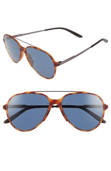 Men's Carrera Eyewear '118/s' 57mm Sunglasses - Light Havana
