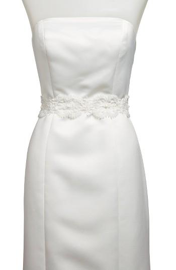 Women's Alma Novia Beaded Sash, Size - Natural