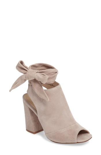 Women's Kristin Cavallari Leeds Peep Toe Bootie M - Grey