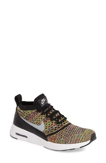 Women's Nike Air Max Thea Ultra Flyknit Sneaker .5 M - Black
