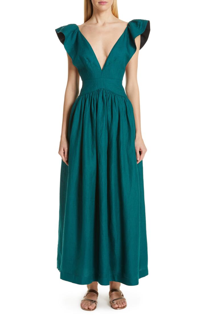Women's Kalita Persephone Linen Maxi Dress