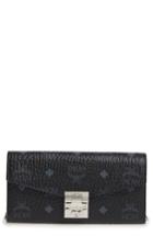Women's Mcm Large Patricia Visetos Canvas Wallet On A Chain -
