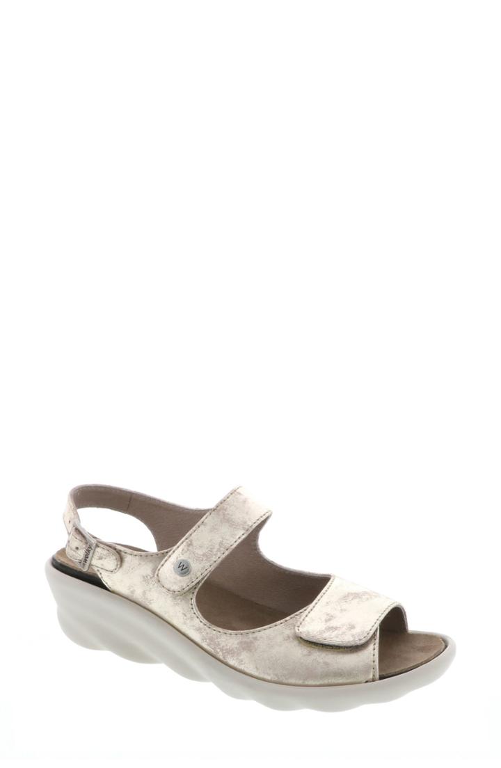 Women's Wolky Scala Sandal -7.5us / 38eu - Metallic