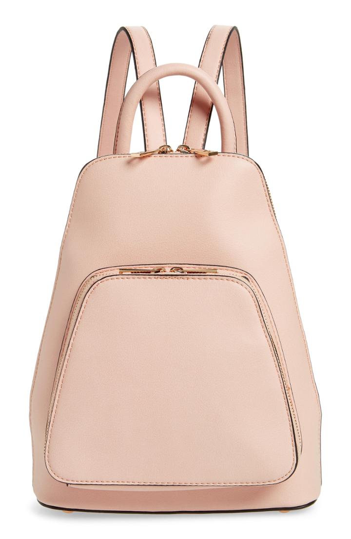 Sole Society Aushan Faux Leather Backpack - Pink