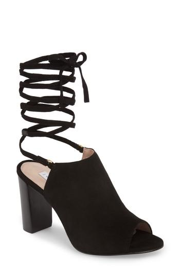 Women's James Chan Allegra Ankle Wrap Sandal M - Black
