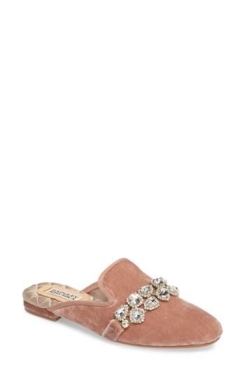 Women's Badgley Mischka Wade Crystal Mule M - Pink