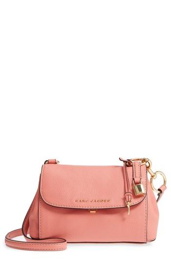 Marc Jacobs Mini The Boho Grind Leather Shoulder Bag - Coral