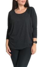 Women's Bun Maternity Bliss Maternity/nursing Tee - Black