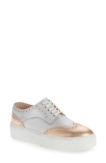 Women's Seychelles Ideal Platform Sneaker M - Metallic