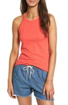 Women's Madewell High Neck Tank, Size - Red