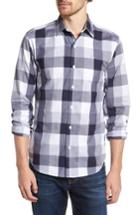 Men's Bonobos Unbutton Down 2.0 Slim Fit Buffalo Check Sport Shirt R - Blue