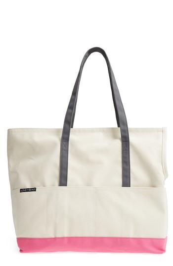 Lovethybeast Large Canvas Pet Tote - Beige