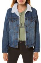 Women's O'neill Clemente Fleece Lined Denim Jacket - Blue