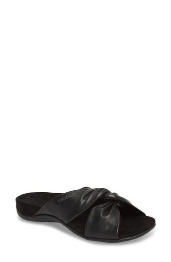 Women's Vionic Shelley Orthaheel Sandal M - Black