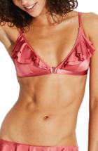 Women's Seafolly Shine On Ruffle Bikini Top Us / 12 Au - Pink
