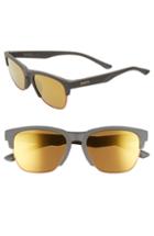 Women's Smith Haywire 55mm Chromapop(tm) Polarized Sunglasses - Matte Grey/ Gravy