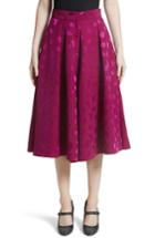Women's Co Mosaic Jacquard Midi Skirt - Pink