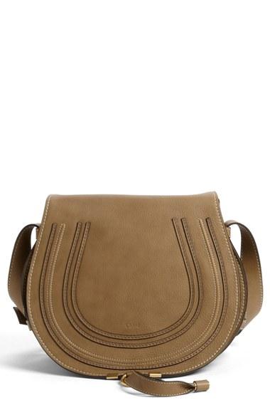 Chloe 'marcie - Medium' Leather Crossbody Bag - Brown