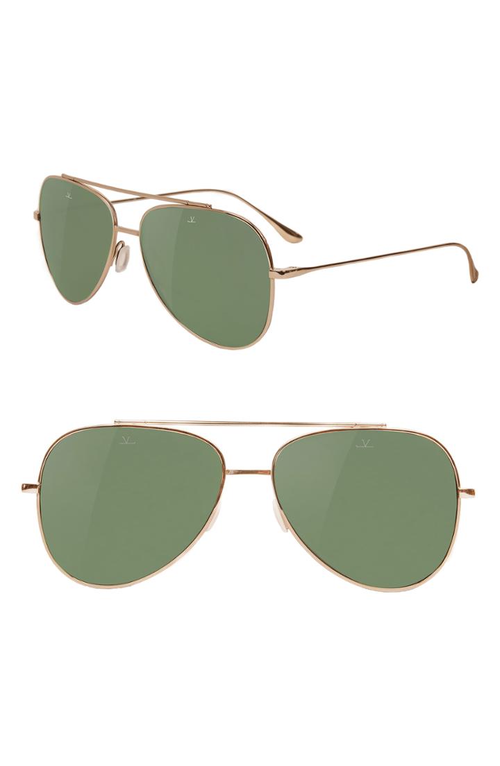 Men's Vuarnet Swing 58mm Aviator Sunglasses -